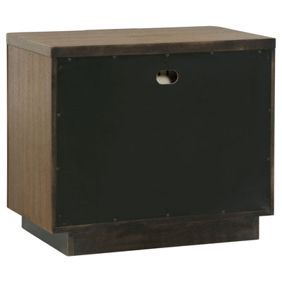 Moraga - 2 Drawer Nightstand - Ash Brown