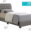 Tufted Upholstered Bed
