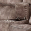 Zubaida - Two Tone Recliner Loveseat With USB Port Console