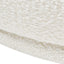 Aire - RAF Modern Rounded Chaise Lounge - Ivory White