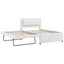 Upholstered Platform Bed With Multifunctional Trundle