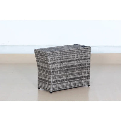 Shick Outdoor Side Table - Gray Mix