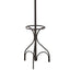 12 Hook Coat Rack With Umbrella Holder - Black