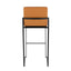 Fuji - Contemporary High Back Barstool Elegant Design