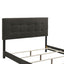 Tufted Panel Bed With Modern Upholstered Design