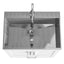 Reed - Deluxe Laundry Cabinet With Pull-Out Faucet And Stainless Steel Sink