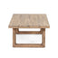 4 Pieces Acacia Wood Patio Furniture Set, Outdoor Furniture With Coffee Table, Patio Conversation Set Deep Seating With Soft Cushion, Porch Chairs For Backyard Porch Balcony - Brown Wash / Beige