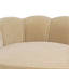 Clara - Medium Scalloped Pet Sofa Bed - Brown