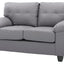 Stylish Loveseat With Padded Arms