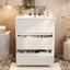 Freestanding Bathroom Vanity With Ceramic Sink, 2 Full Extension Drawers
