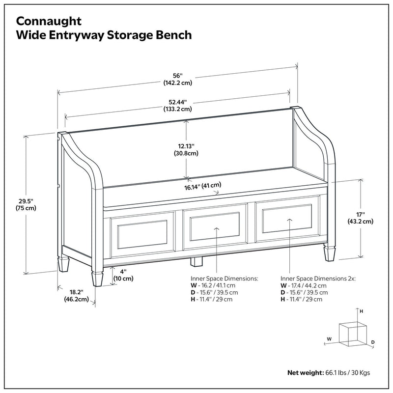 Connaught - Storage Bench