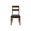 Dining Chair, Upholstered, Side, Dining Room, Transitional (Set of 2) - Brown