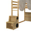 Loft Bed With House Shaped Frame And Tent
