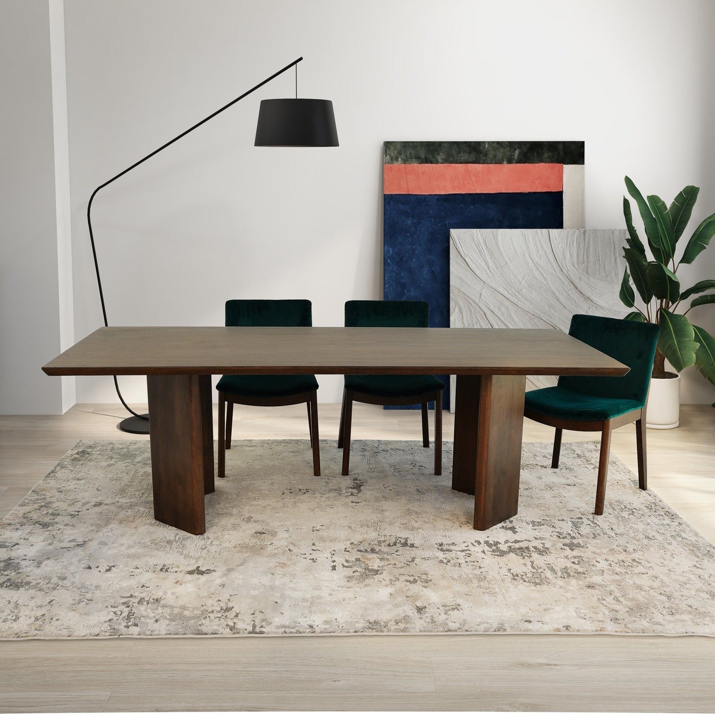 Paloma - Dining Table And 4 Side Chairs - Oak