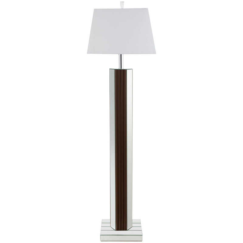 Echolls - Lamp With Scalloped Accents And Mirror Detail