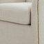 Tolland - Swivel Accent Chair With Antique Brass Nailhead Trim - Beige
