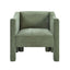 Barrel Accent Chair With Enclosed Arms