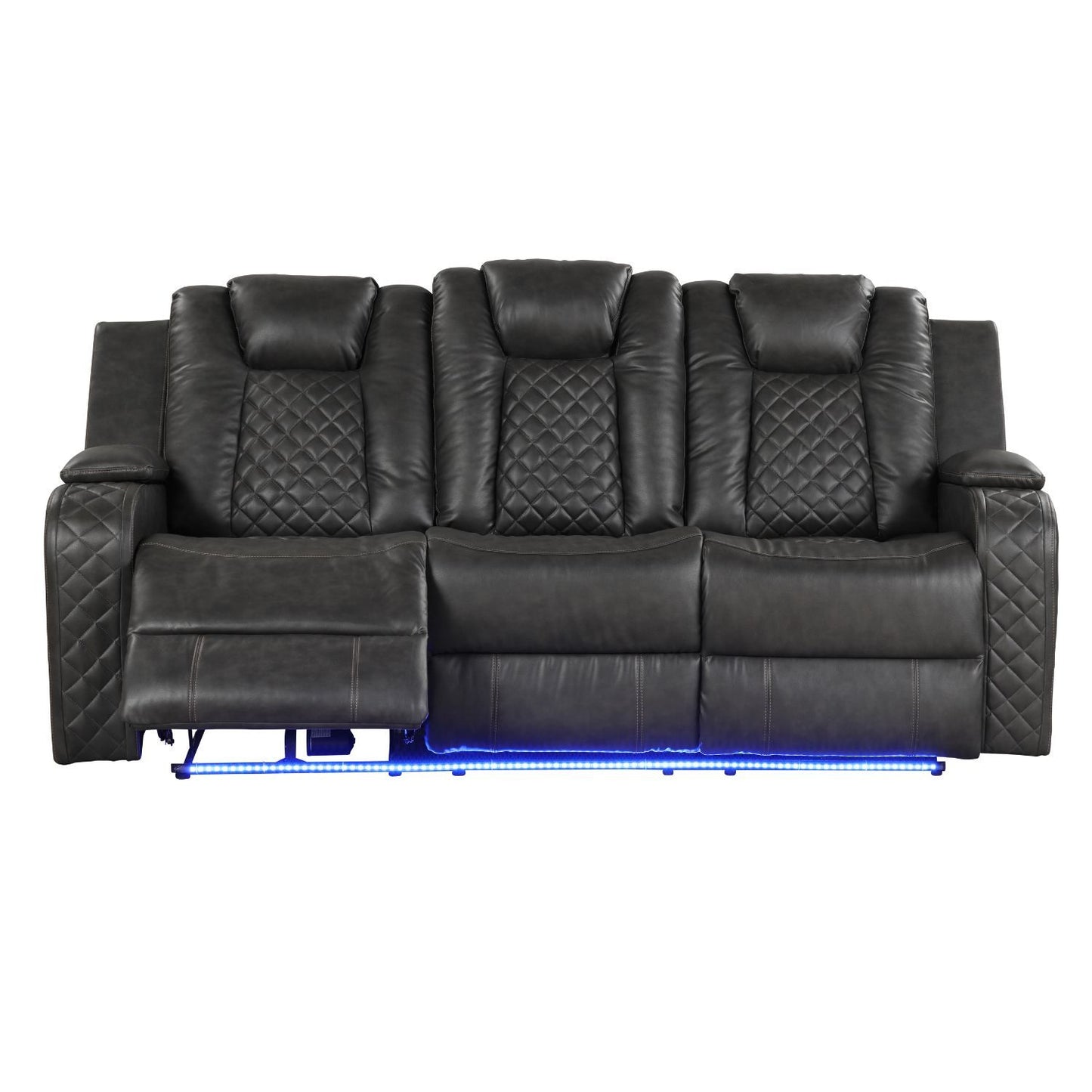 Benz - LED & Power Recliner With Adjustable Headrests And Ambient LED Lighting