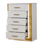 Obsession - 5 Drawer Chest - White
