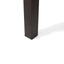 Lankershim - Modern Industrial Dining Table With Acacia Wood Slat Design - Teak