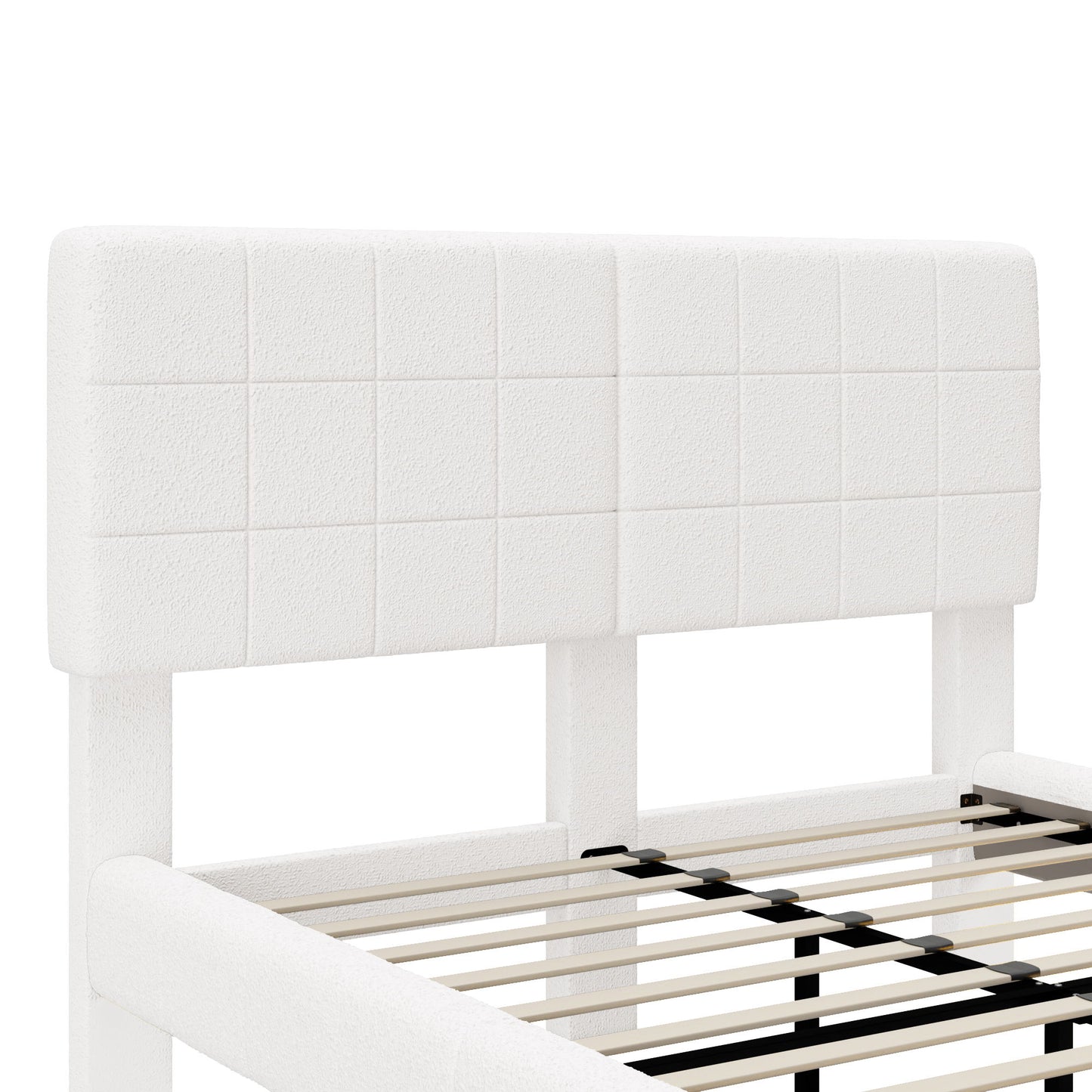 Floating Bed With Light, Soft Touch Surface