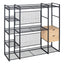 Open Style Wardrobe With Hanging Rails, Shelves And Drawers