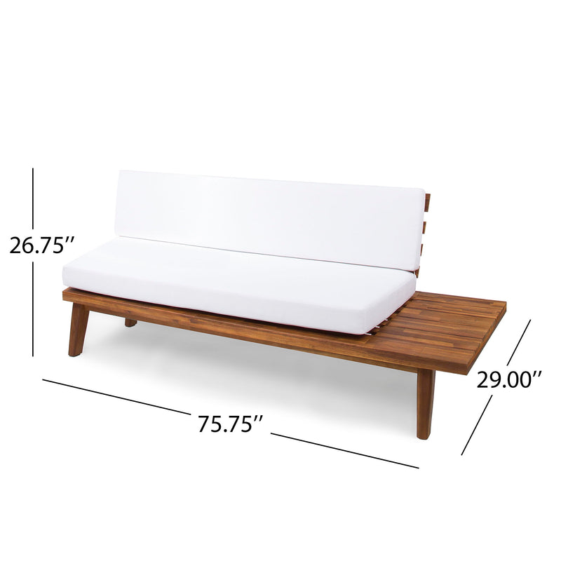 Hillcrest - V Shaped 4 Piece Sofa Set, Water Resistant