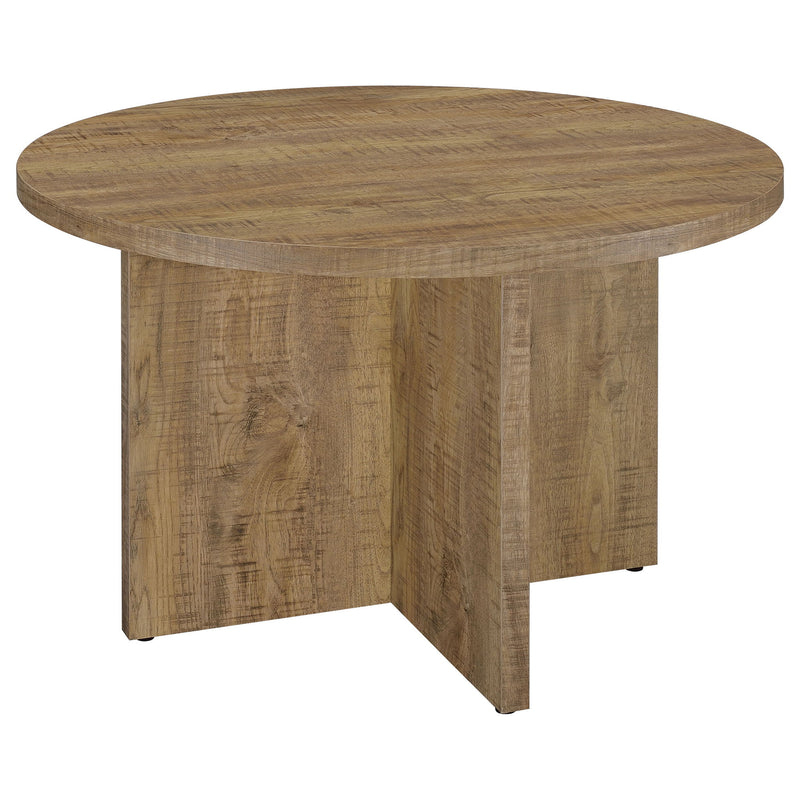 Larrabee - Mesa de comedor redonda - Color mango