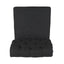 Broxton - Tuft Dining Rolltop Chairs With Button Tufted Backrest (Set of 2)