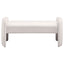 Joshua - Upholstered Accent Bench - Ivory