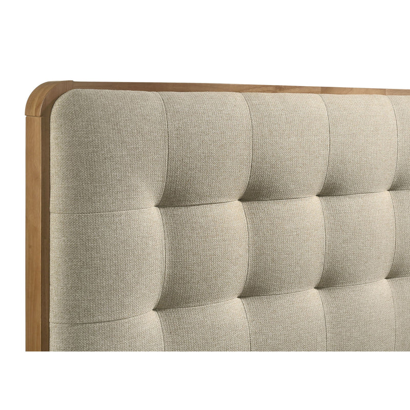 Winston - Platform Bed With Upholstered Headboard