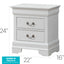 Louis Phillipe - Nightstand - Wood