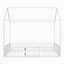 Metal House Bed With Fence And Door