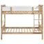 Ponderosa - Twin Over Twin Bunk Bed With Accents - Natural