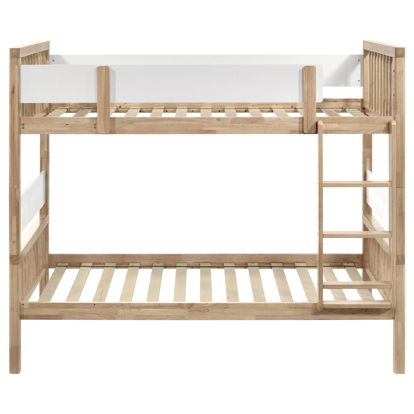 Ponderosa - Twin Over Twin Bunk Bed With Accents - Natural