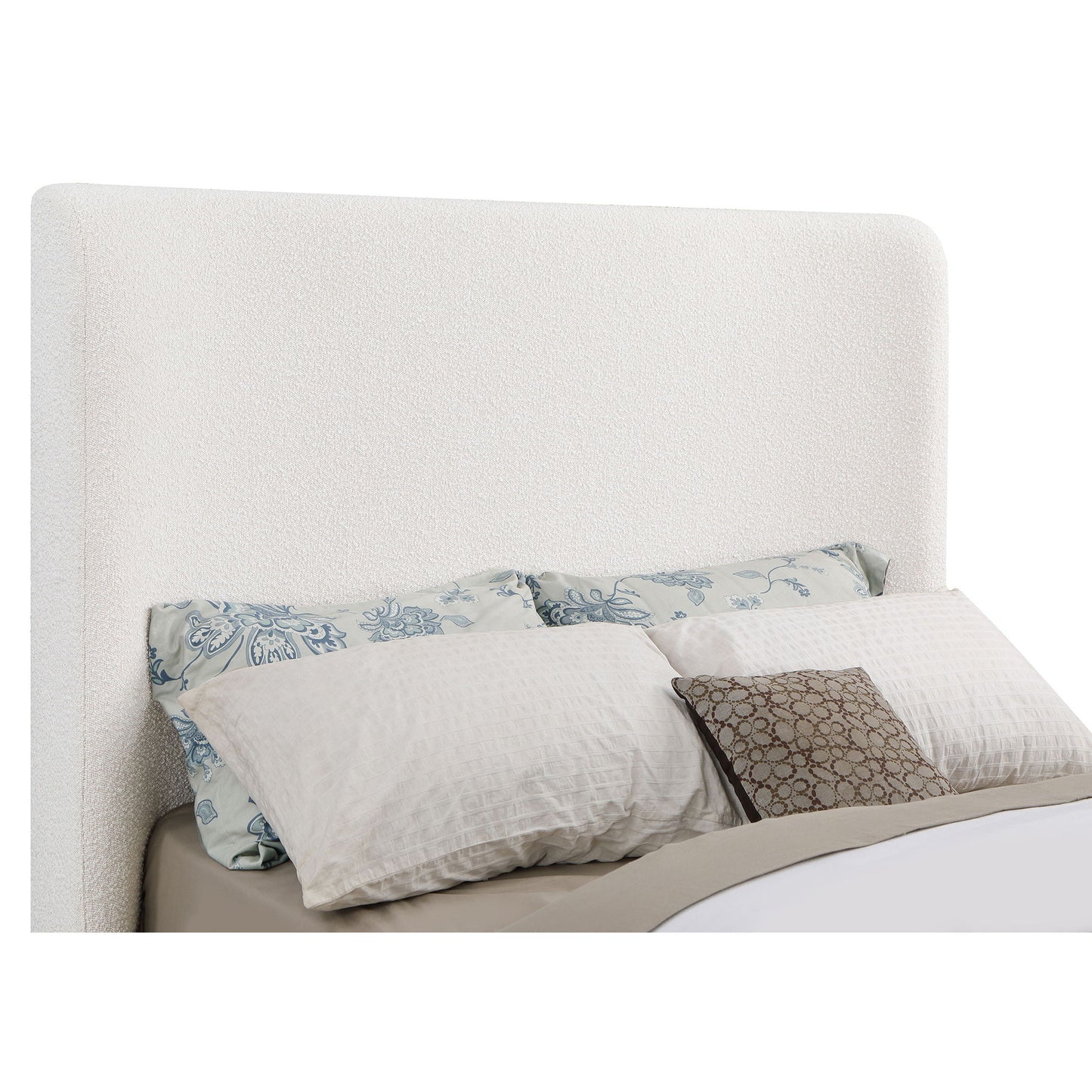 Vindra - Queen Sleigh Bed - Cream