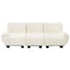 3 Seater Sofa Couch With Curved Armrests