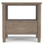 Ela - End Table - Brown