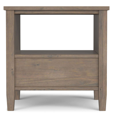 Ela - End Table - Brown
