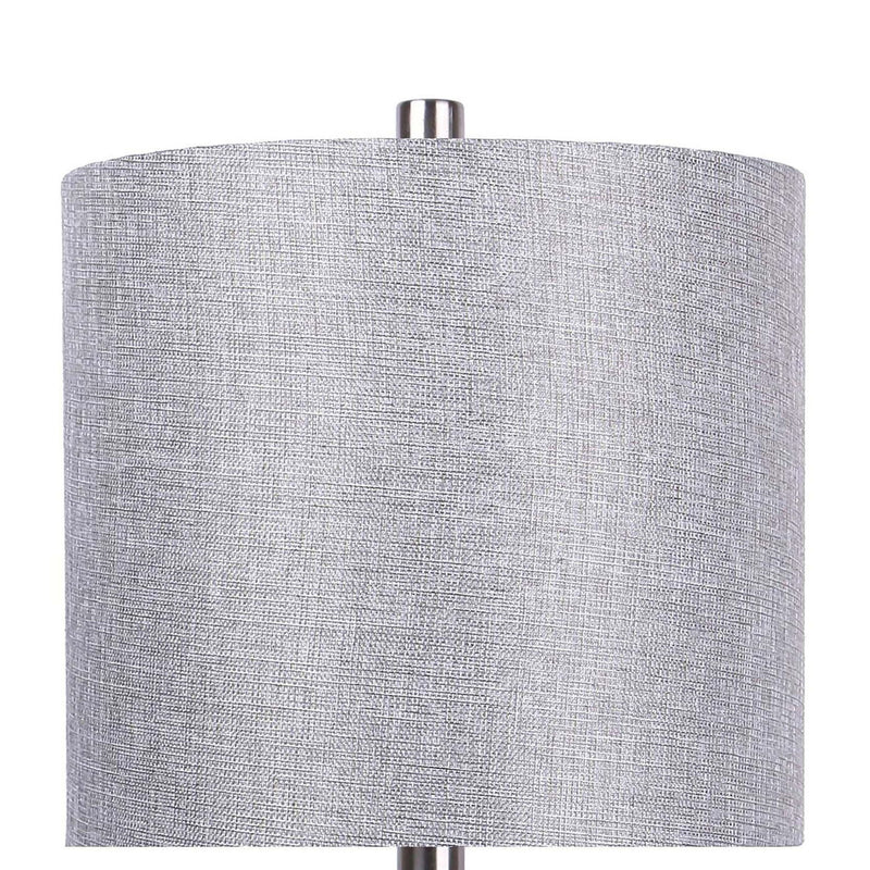 Gemma - Contemporary Table Lamp (Set of 2) - Brushed Nickel