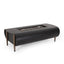 Vernon - Rectangle Fire Pit 50, 000 Btu - Dark Gray