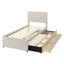 Upholstered Design Platform Bed With Trundle