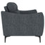 Oberle - 2 Piece Upholstered Sofa Set With Pocket Coil Seating - Charcoal