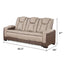 Bruno - Power Reclining Living Room Set With LED Lighting