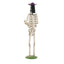 Halloween Skeleton Guitar Yard Decoration For Outdoor Porch - Ivory White