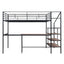 Loft Bed With Desk And Lateral Storage Ladder