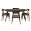 Retro Elegant 5 Piece Dining Set