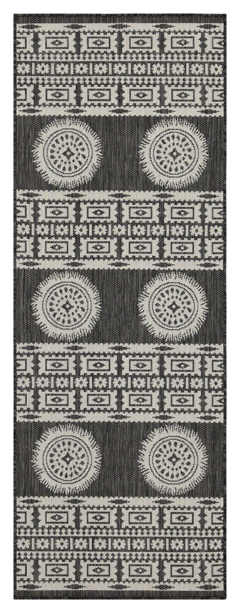 Sunshine - Alfombra de interior/exterior de 2'7" X 7'3"