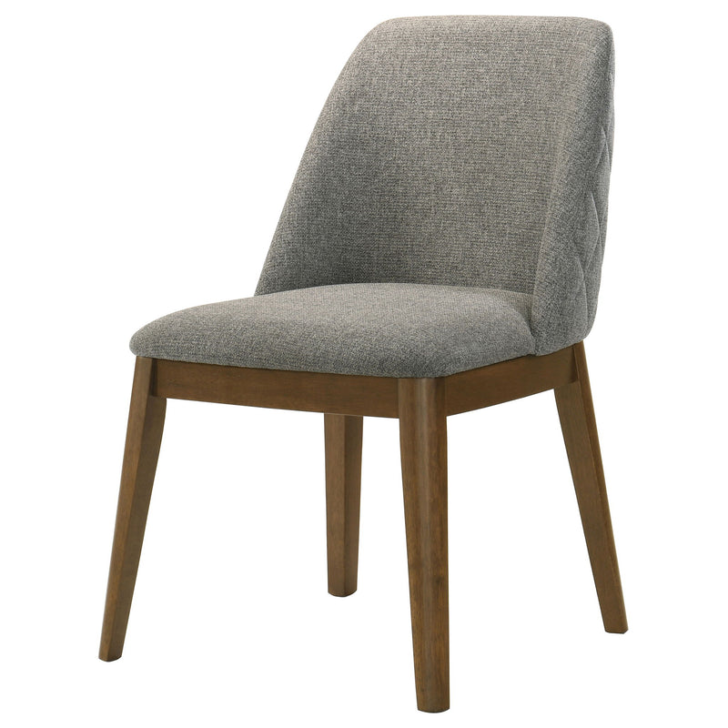Hutchins - Dining Side Chair (Set of 2) - Gray / Brown