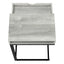 Accent Table, C - Shaped Contemporary Elegant Desig